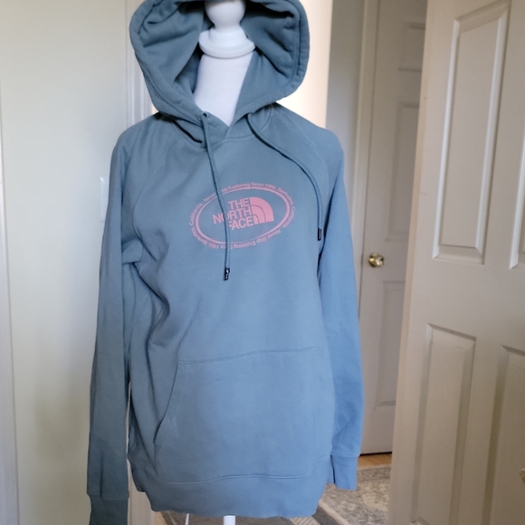 The North Face Blue Hoodie - Picture 1 of 11